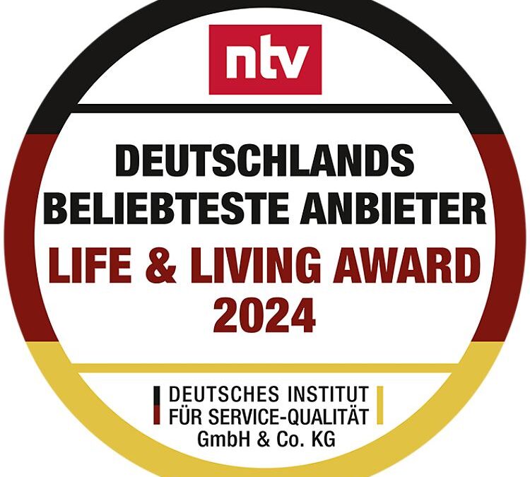 Η LUNOS λαμβάνει το Life & Living Award 2024 ως ο πιο δημοφιλής πάροχος στον τομέα της τεχνολογίας αερισμού.